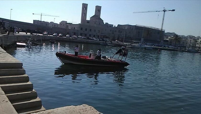 Sopralluogo in zona Porto dopo l’affondamento dell’imbarcazione