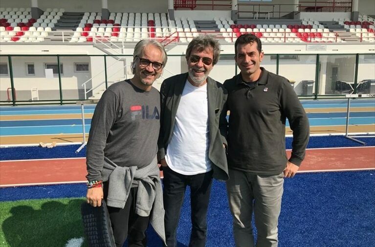 Salvatore D’Alesio con Saverio Bufi e Paolo De Gennaro