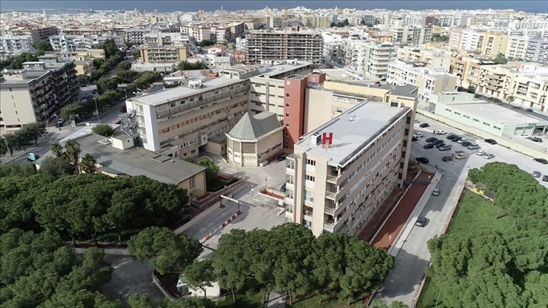 Ospedale Don Tonino Bello di Molfetta dall'alto