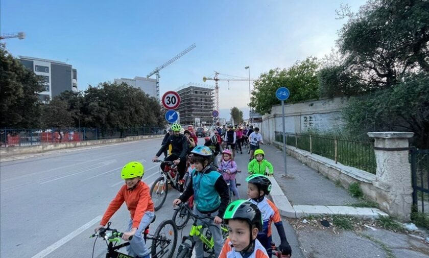 Oltre 30 bambini per il primo “Giovedì in bicicletta”